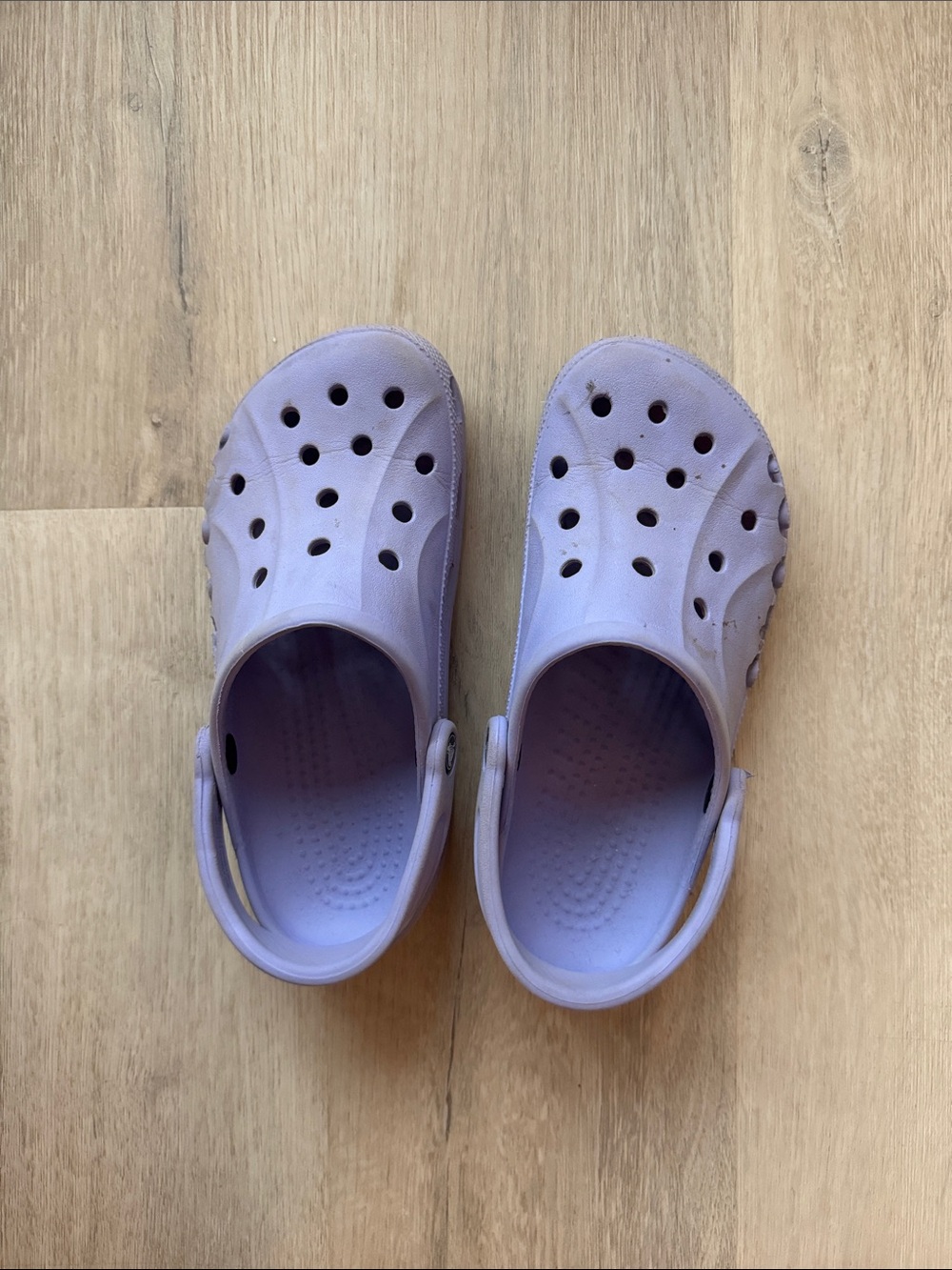 CROCS Light Purple women’s Slip-On Clogs with Heel Strap size 7